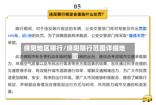 绵阳地区限行/绵阳限行范围详细地图-第2张图片