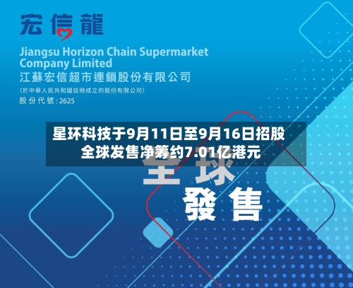星环科技于9月11日至9月16日招股 全球发售净筹约7.01亿港元