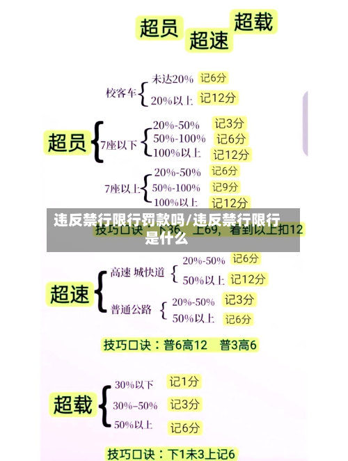 违反禁行限行罚款吗/违反禁行限行是什么-第3张图片