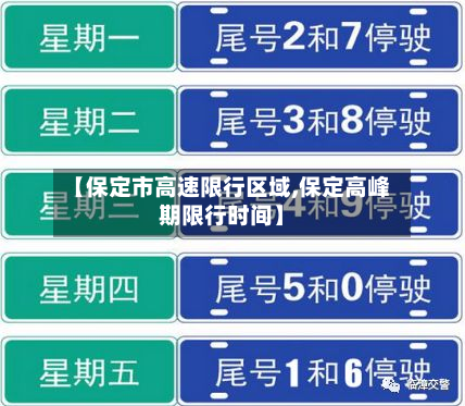 【保定市高速限行区域,保定高峰期限行时间】-第2张图片
