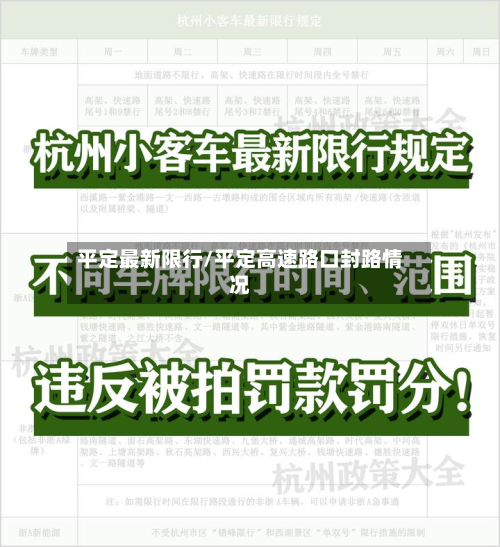平定最新限行/平定高速路口封路情况-第3张图片