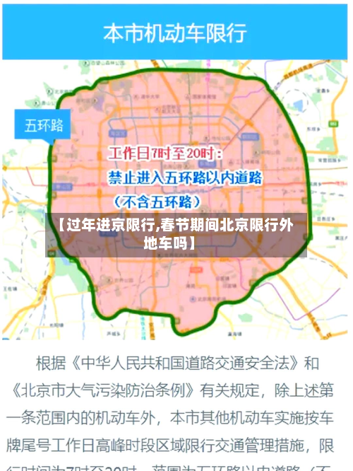 【过年进京限行,春节期间北京限行外地车吗】-第2张图片