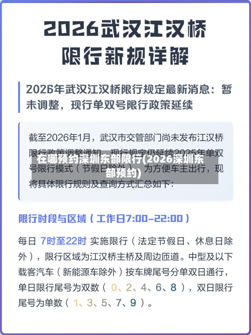 在哪预约深圳东部限行(2026深圳东部预约)-第3张图片