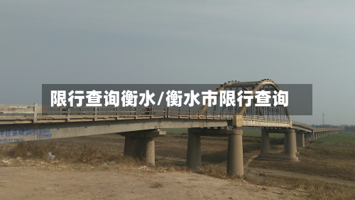 限行查询衡水/衡水市限行查询-第2张图片