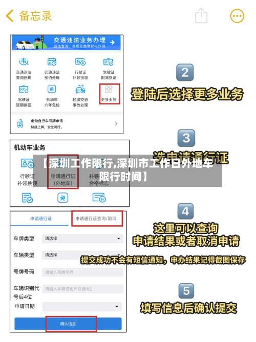 【深圳工作限行,深圳市工作日外地车限行时间】-第2张图片