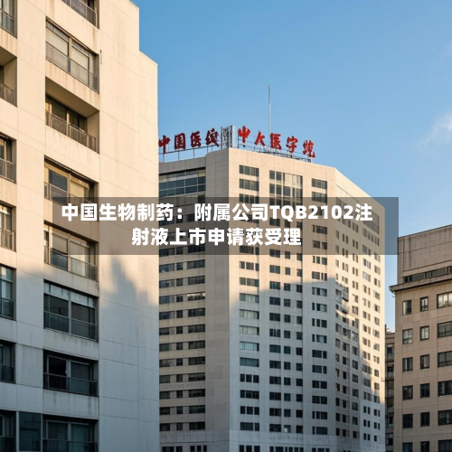 中国生物制药：附属公司TQB2102注射液上市申请获受理-第2张图片